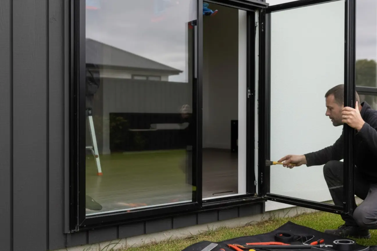 Double Glazing Cambridge window repair carried out by a technician restoring window performance and secure operation.