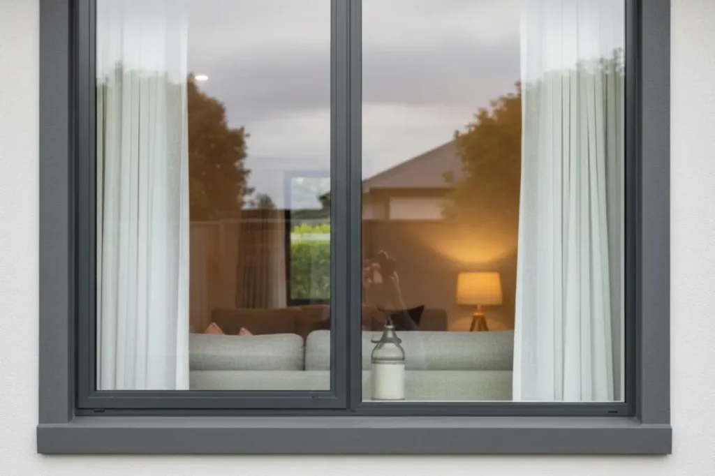 Double Glazing Hamilton window installation enhancing interior comfort insulation and energy efficiency in a modern home.